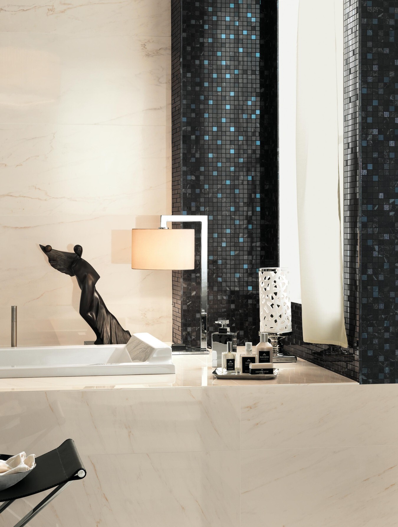 Grès cérame Marvel Pro Cremo Delicato mat 60 x 120 cm - Atlas Concorde - 2ème choix - vue 11