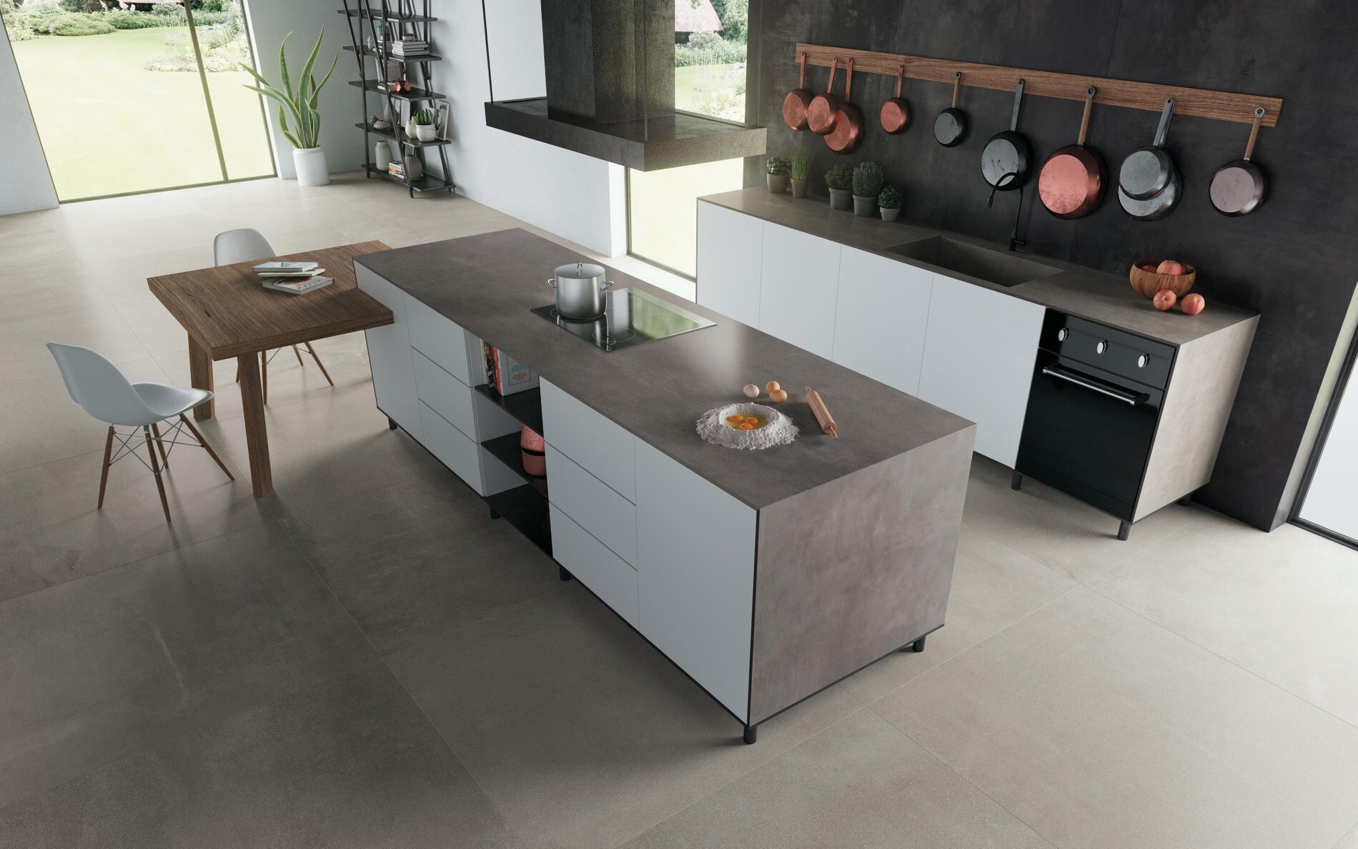 Grès cérame Boost Pearl mat 60 x 60 cm - Atlas Concorde - 2ème choix - vue 6