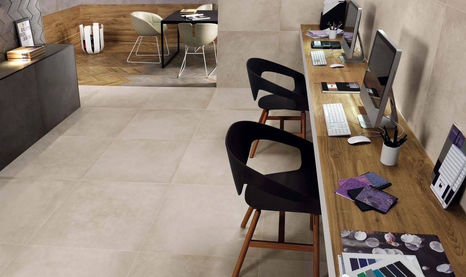 Grès cérame Dwell Off White mat 120 x 120 cm - Atlas Concorde - 2ème choix