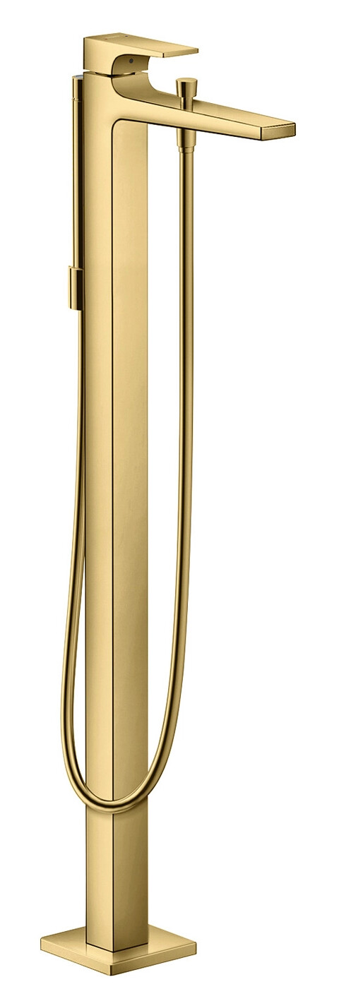 Hansgrohe Metropol Bath/Shower Mixer for Floor Mount in Polished Gold