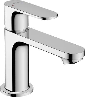Mitigeur de lavabo Hansgrohe Rebris S 80 avec tirette et vidage