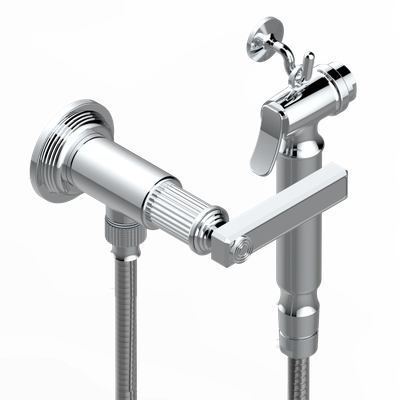 Ensemble hygiénique WC THG avec robinet d'arrêt - Collection "Grand Central"