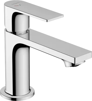 Mitigeur de lavabo Hansgrohe Rebris E 80 CoolStart avec tirette et vidage
