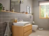 Rebris E Mitigeur de lavabo 110 avec tirette et vidage