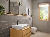 Rebris E Mitigeur de lavabo 110 avec tirette et vidage
