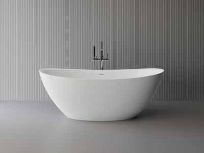 Baignoire en îlot Elemento - Série Louise - 167 x 81,8 cm
