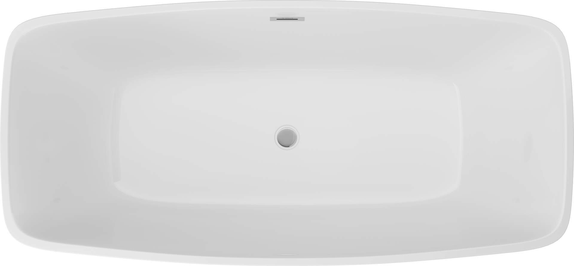 Baignoire acrylique rectangulaire Deante Anemon - 150 x 72 cm - vue 2