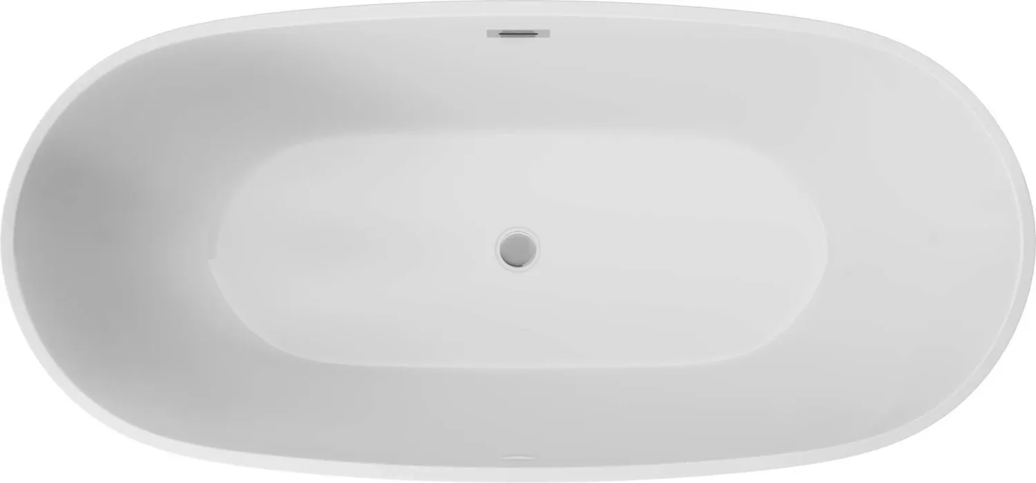 Baignoire en îlot acrylique ovale Deante Alpinia PureOne - 170 x 80 cm — vue 5