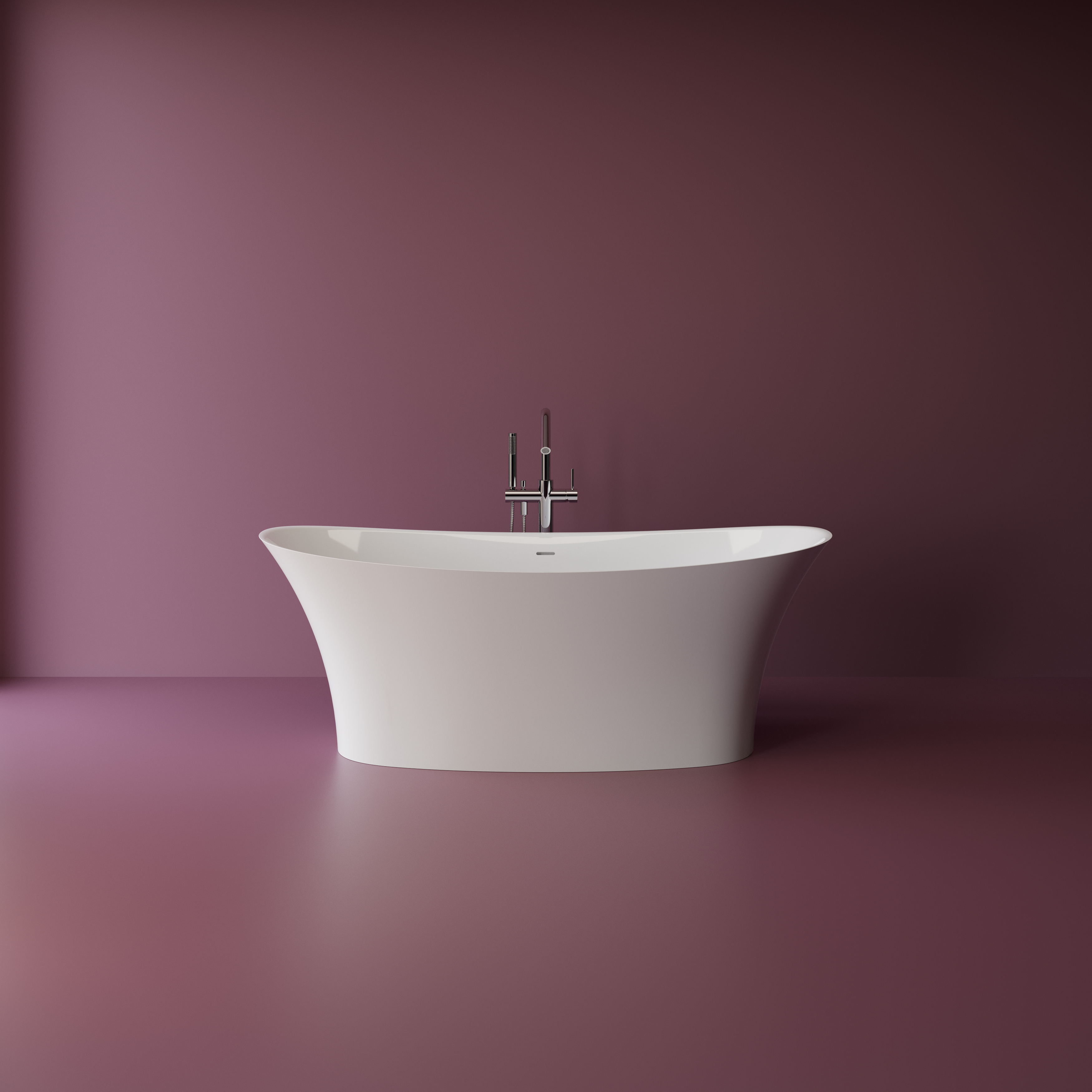 Baignoire en îlot Elemento - Série Alix - 170 x 78,6 cm - vue 7