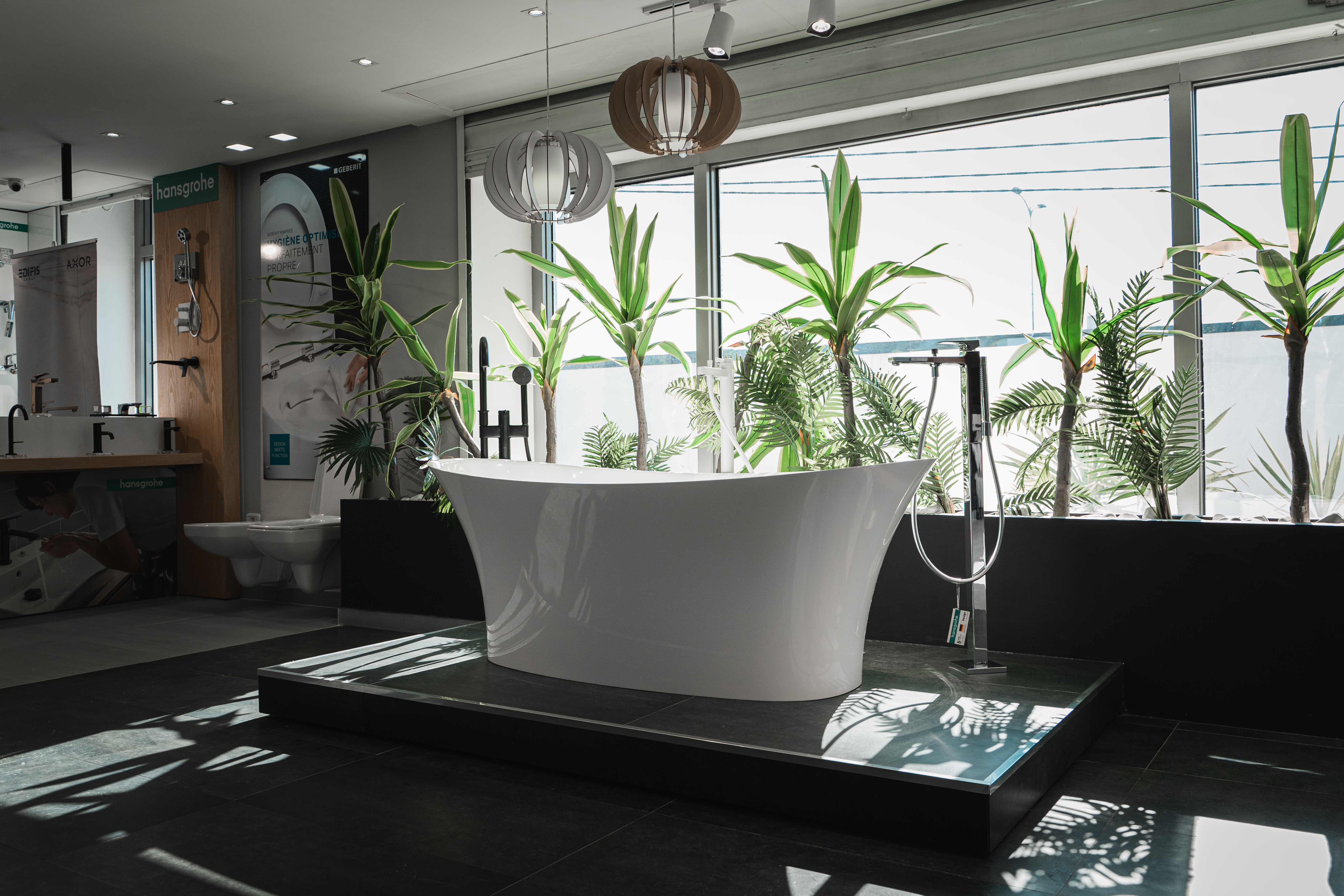 Baignoire en îlot Elemento - Série Alix - 170 x 78,6 cm - vue 5
