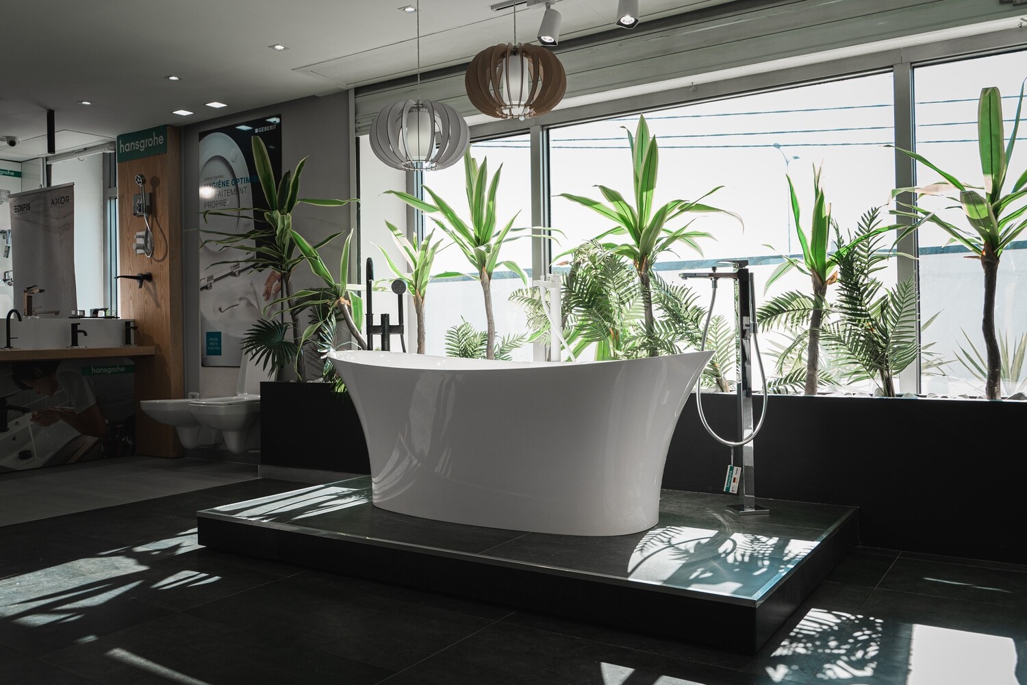 Baignoire en îlot Elemento - Série Alix - 170 x 78,6 cm — vue 5