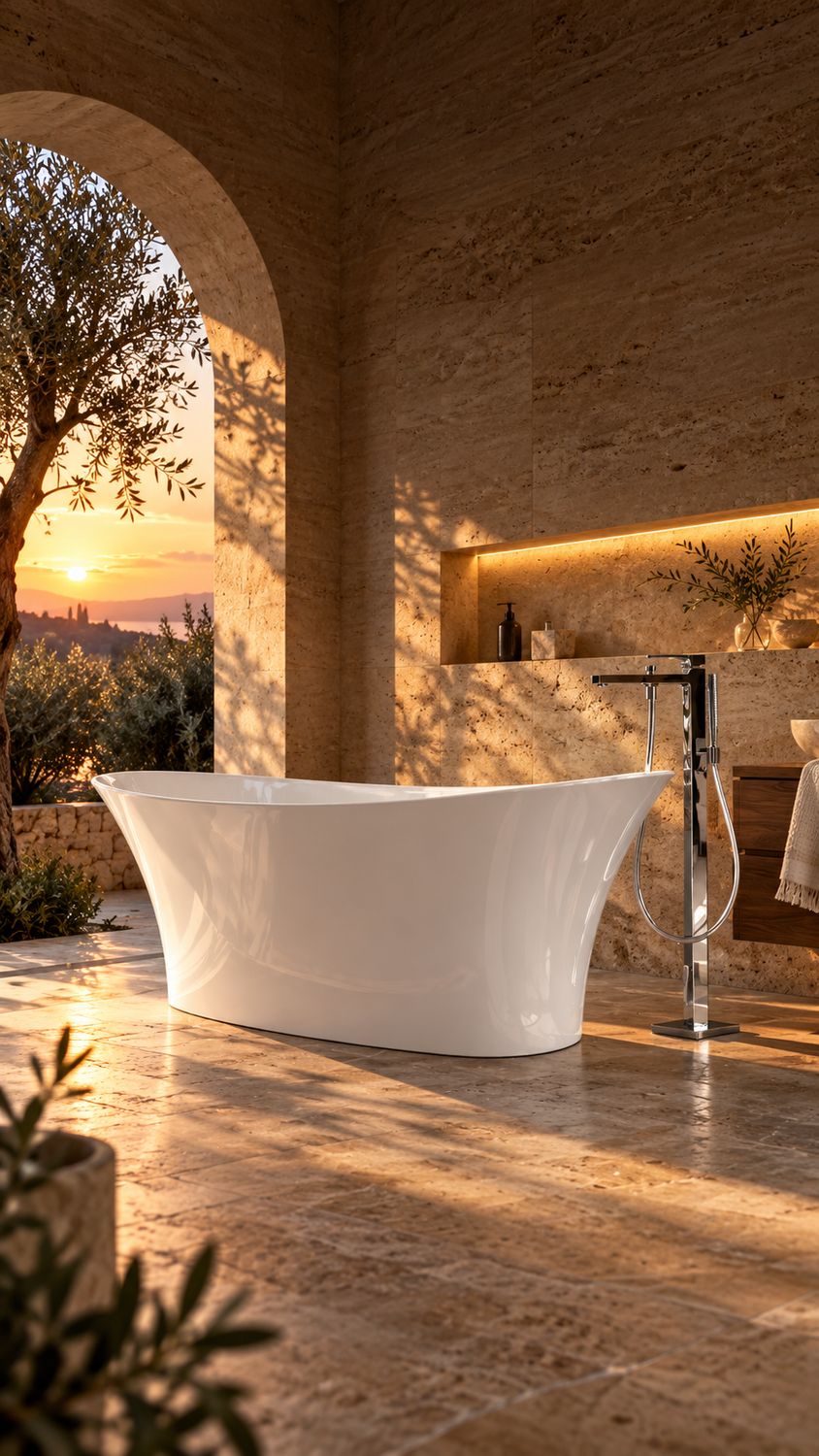 Freestanding Bathtub Elemento - Alix Series - 170 x 78.6 cm Freestanding Bathtub Elemento - Alix Series - 170 x 78.6 cm
