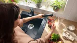 Zesis M33 Mitigeur de cuisine 150 avec douchette extractible 2 jets, sBox lite