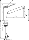 Zesis M33 Mitigeur de cuisine 150 1jet