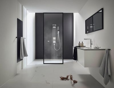 Douche de tête Hansgrohe Pulsify S 260 2 jets avec raccord mural