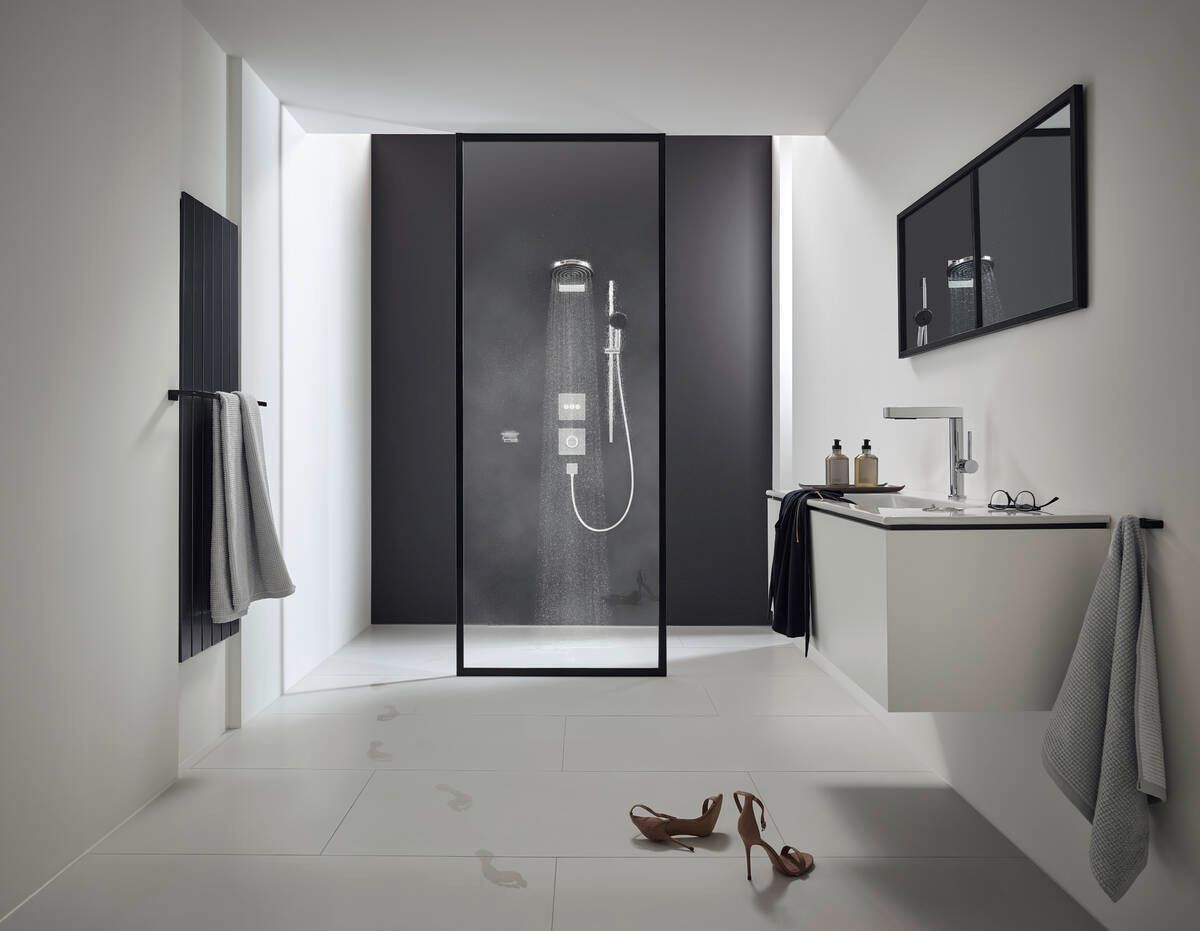 Douche de tête Hansgrohe Pulsify S 260 2 jets avec raccord mural