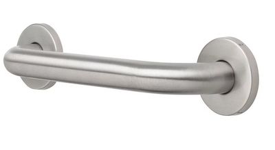 Barre d'appui 60 cm pour personnes à mobilité réduite Nofer en chromé satiné