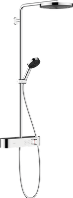 Colonne de douche Showerpipe Hansgrohe Pulsify S 260 1 jet avec mitigeur thermostatique ShowerTablet Select 400