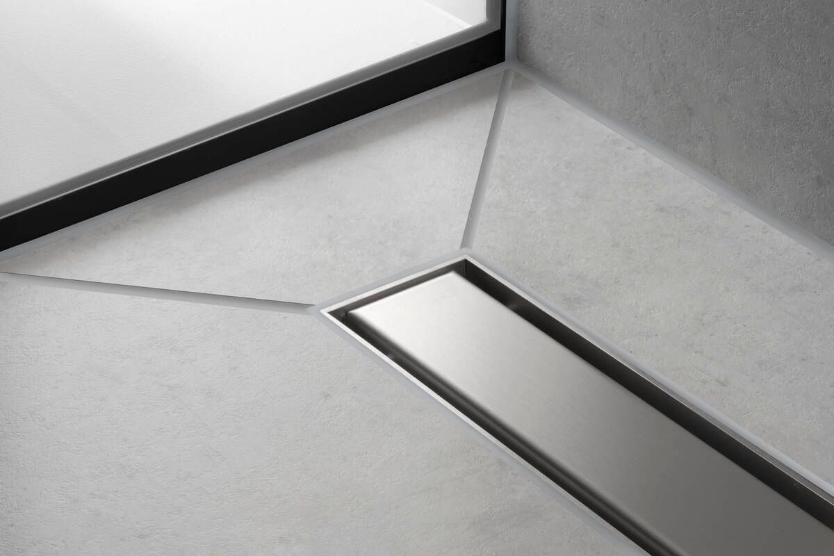 Set de finition Hansgrohe RainDrain Match 700 mm avec cadre réglable