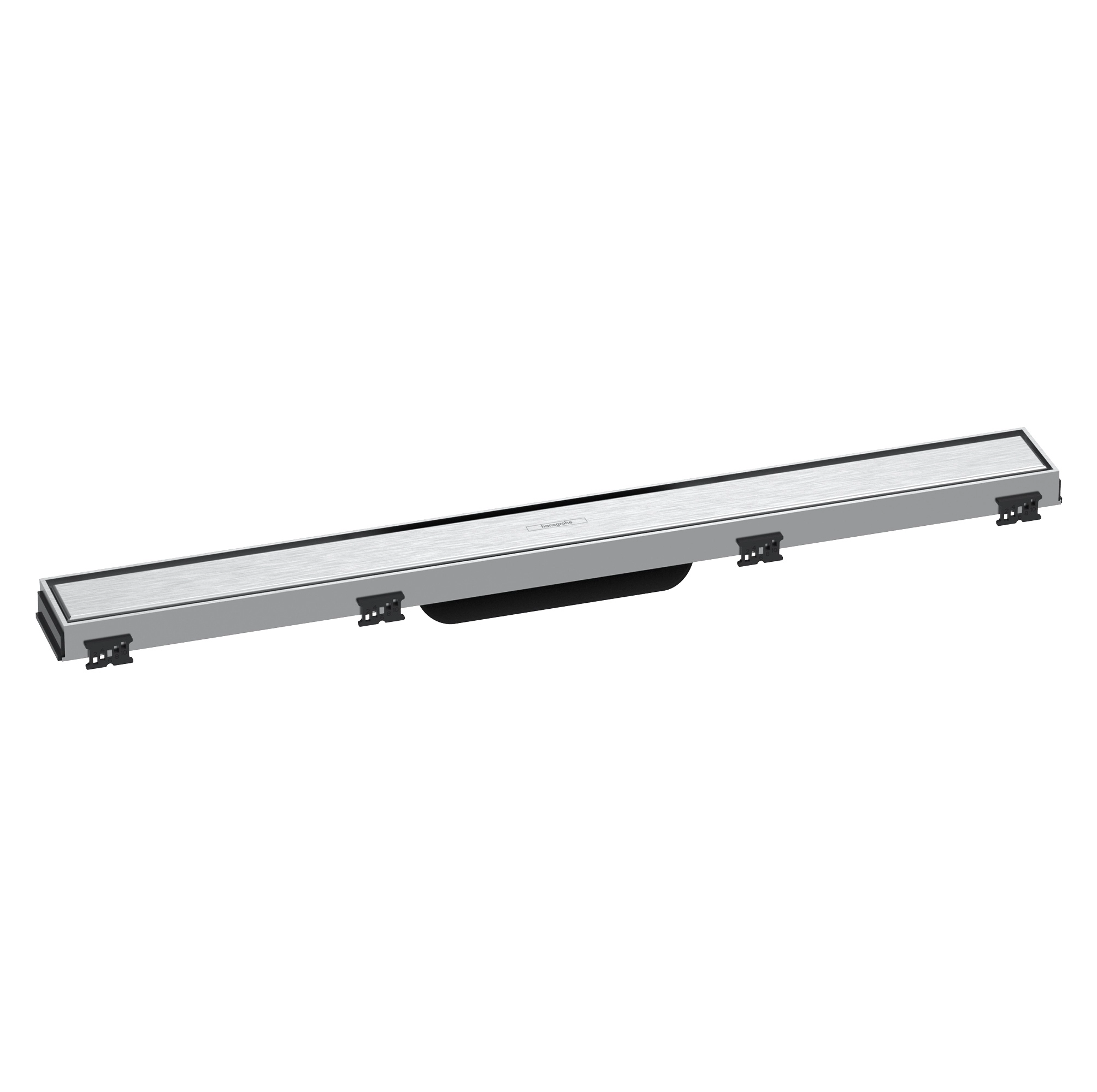 Set de finition Hansgrohe RainDrain Match 700 mm avec cadre réglable en acier inoxydable brossé - vue 5