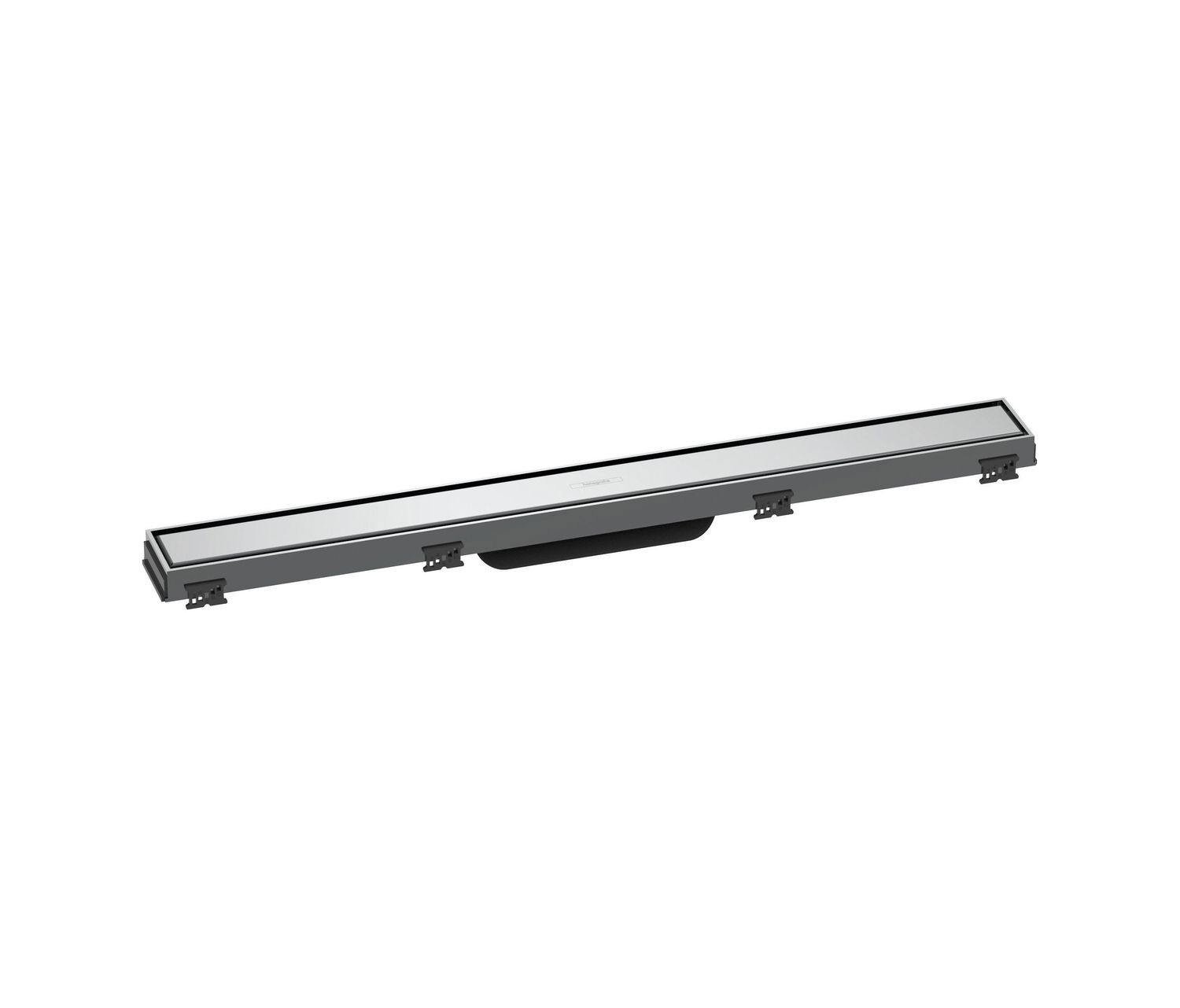 Set de finition Hansgrohe RainDrain Match 700 mm avec cadre réglable en blanc mat