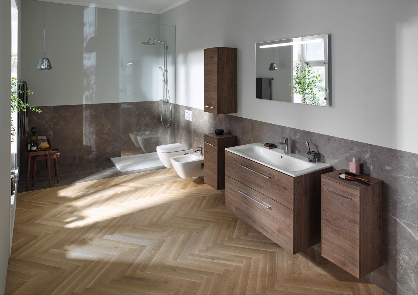 Lavabo pour meuble Geberit Selnova Square 80 cm — vue 3