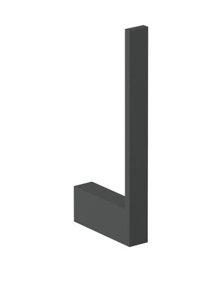Porte-rouleau Nofer Corinto en noir mat