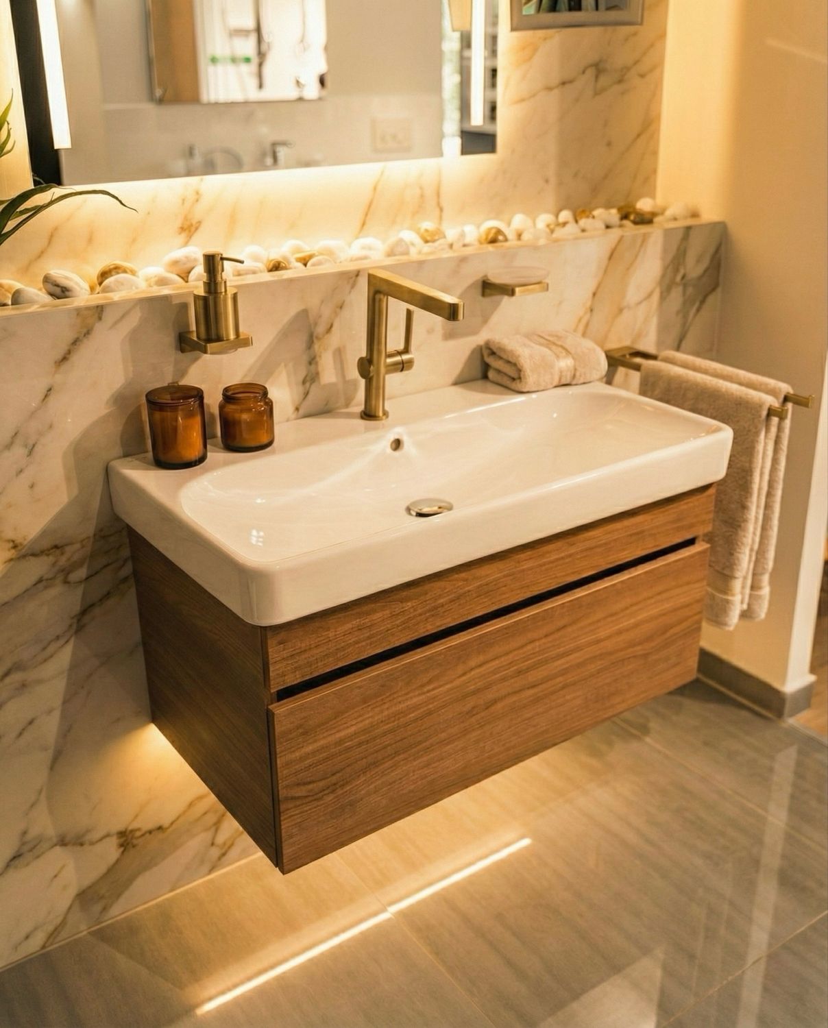 Geberit Smyle 90 cm Bathroom Vanity with One Drawer (without Basin)