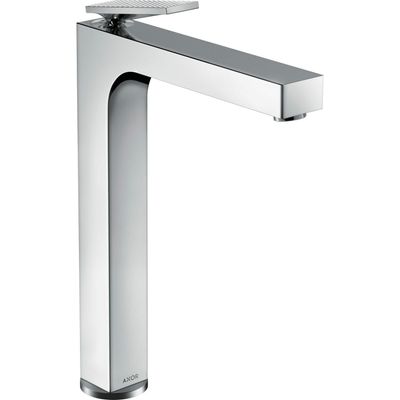 Mitigeur de lavabo AXOR Citterio 280 surélevé avec poignée manette et vidage coupe rhombique