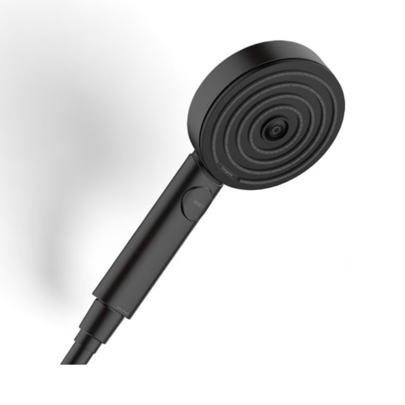 Barre de douche Hansgrohe avec douchette à main Pulsify Select S 105 3 jets et flexible Isiflex en noir mat