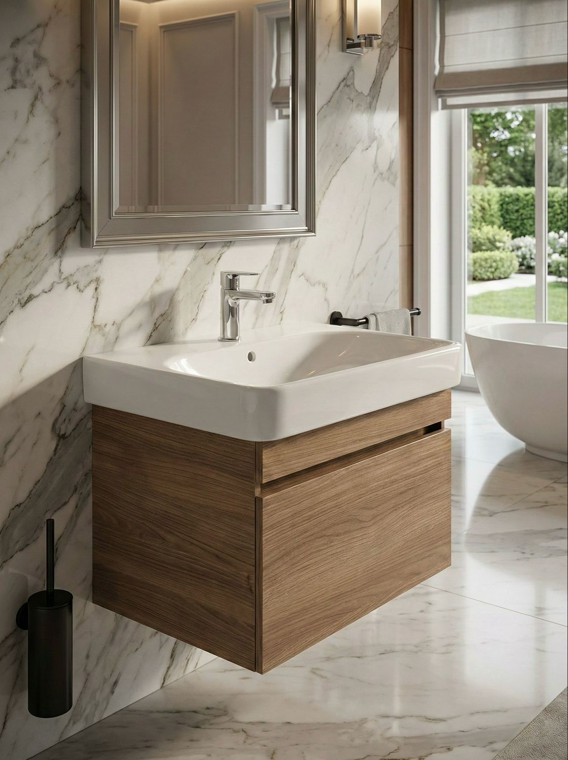 Geberit Smyle 60 cm Single-Drawer Bathroom Vanity Unit (without basin)