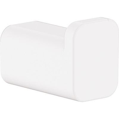 Crochet Hansgrohe AddStoris Q en blanc mat Crochet Hansgrohe AddStoris Q en blanc mat