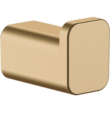 Crochet Hansgrohe AddStoris Q en bronze brossé Crochet Hansgrohe AddStoris Q en bronze brossé