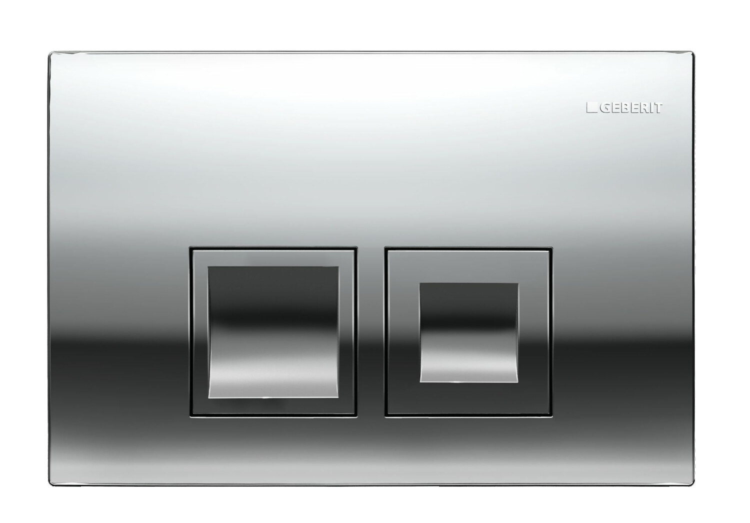 Geberit Delta 35 Dual Flush Actuator Plate in Glossy Chrome