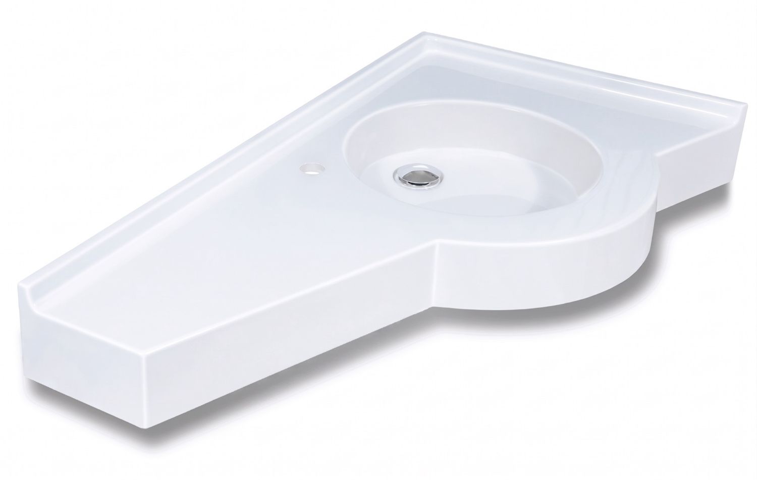 Vanity top Helios right-hand 100 cm — Product view 5