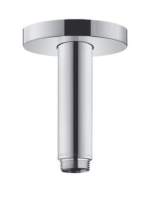 Bras de douche plafonné Hansgrohe S 100 mm avec rosace ronde Bras de douche plafonné Hansgrohe S 100 mm avec rosace ronde