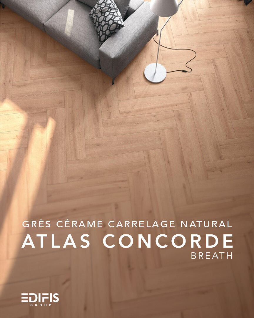 Grès cérame Breath Natural Grip 22,5 x 90 cm - R11 - Atlas Concorde Solution — vue 3