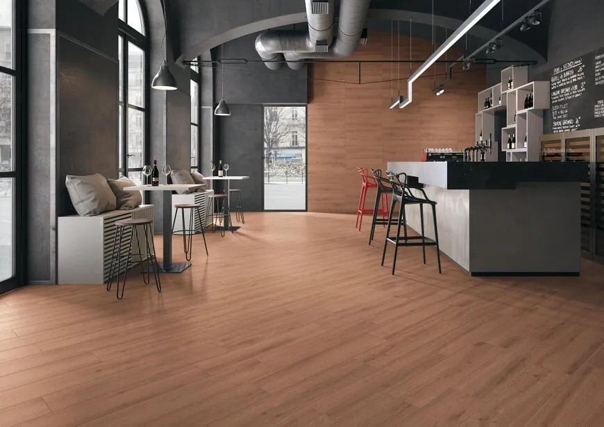 Breath Cognac Matte Porcelain Stoneware 22.5 x 90 cm - Atlas Concorde Solution