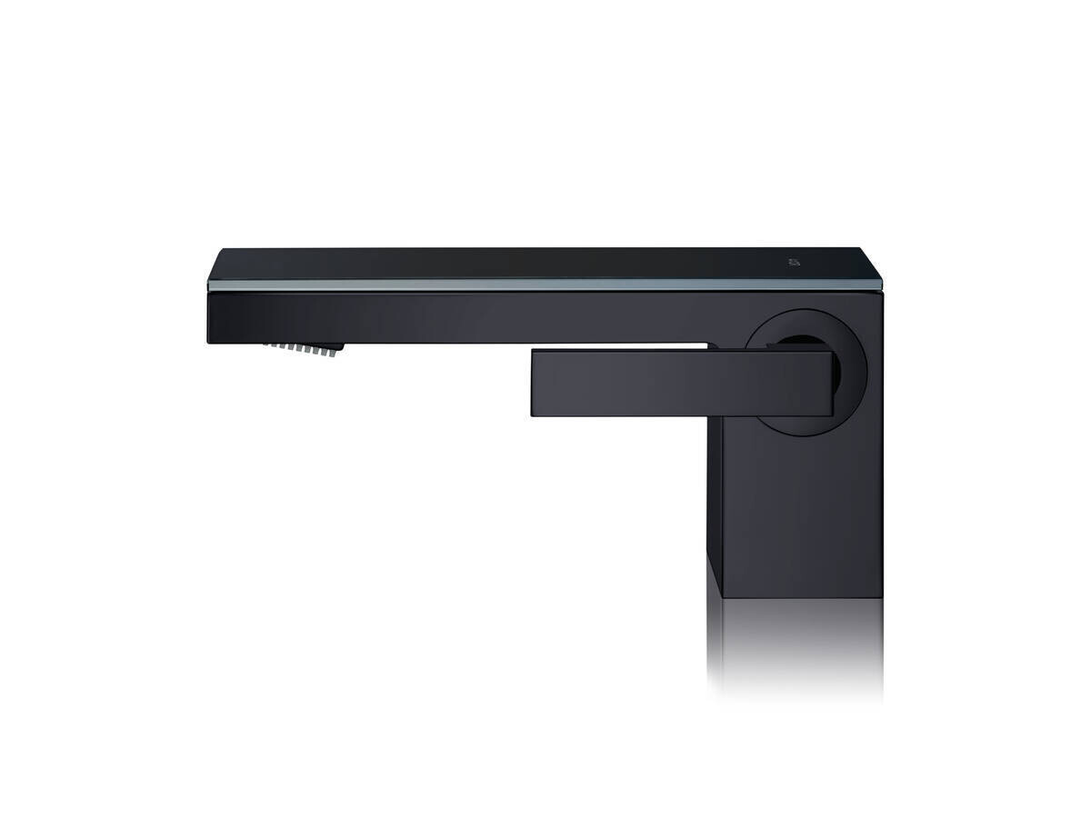 Plaque de finition 245 AXOR MyEdition en verre noir