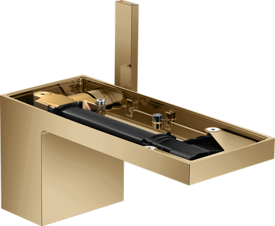 Mitigeur de lavabo AXOR MyEdition 70 sans plaque avec bonde push-open en bronze poli
