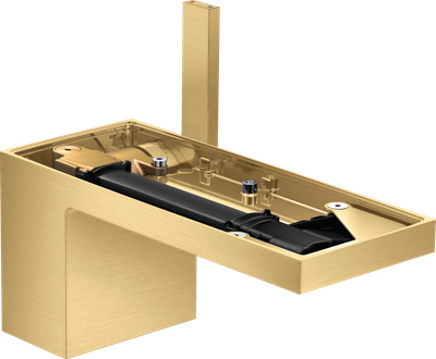 Mitigeur de lavabo AXOR MyEdition 70 sans plaque avec bonde push-open en doré brossé
