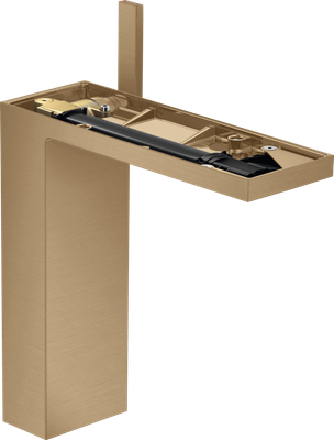 Mitigeur de lavabo AXOR MyEdition 230 sans plaque, avec bonde push-open en bronze brossé