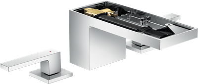Mélangeur de lavabo 3 trous AXOR MyEdition 70 sans plaque, avec bonde push-open