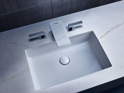 Mélangeur de lavabo 3 trous AXOR MyEdition 70 sans plaque, avec bonde push-open