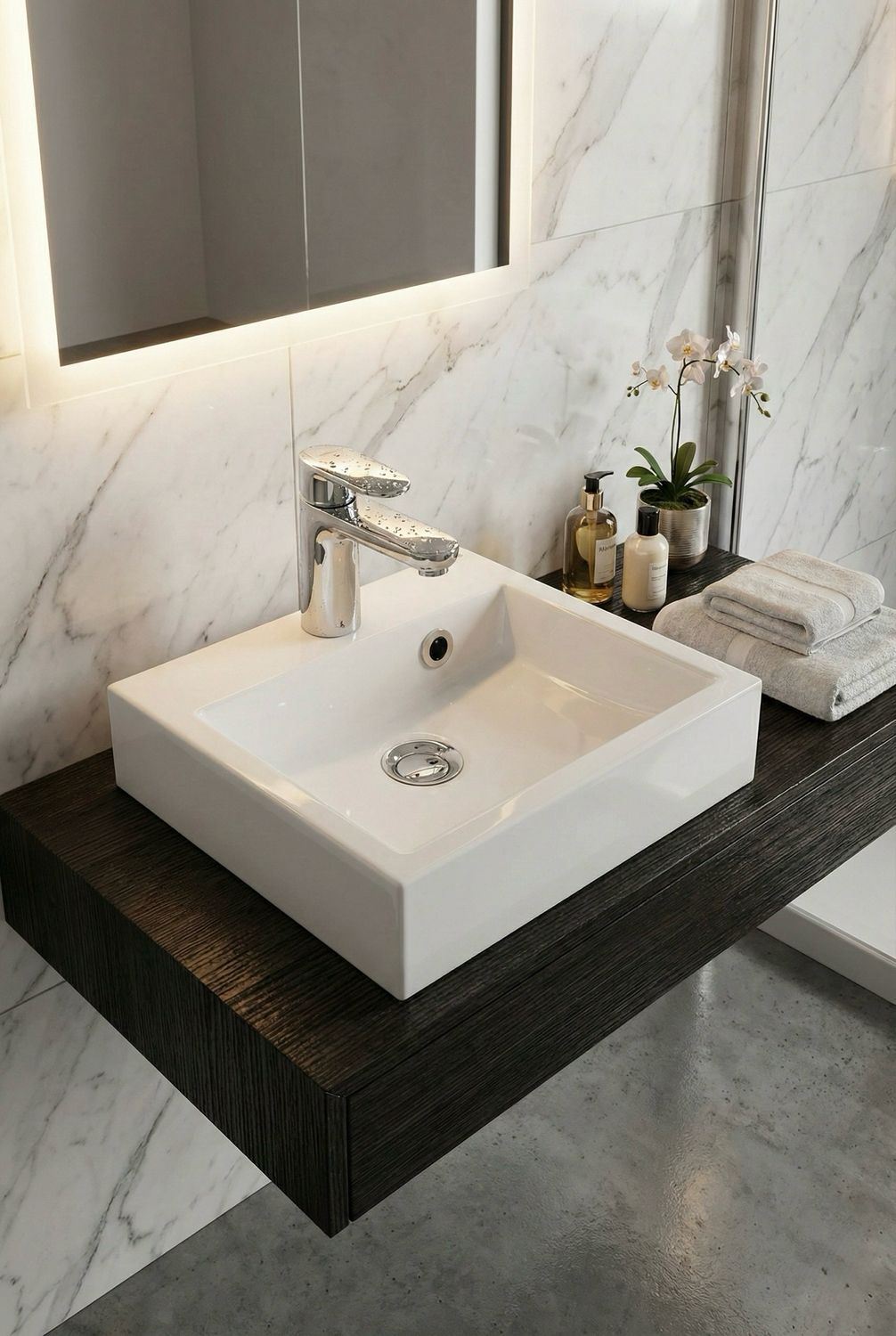 Cloakroom basin Aden 35 cm — Product view 3