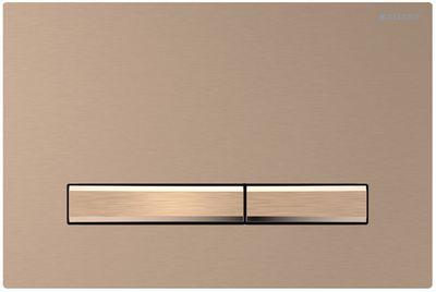 Geberit Sigma50 Actuator Plate / Brushed Rose Gold - Rose Gold