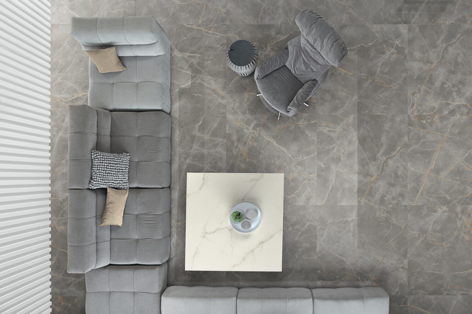 Porcelain Stoneware Marvel X Fior di Bosco Hammered Matte R10 60 x 120 cm - Atlas Concorde