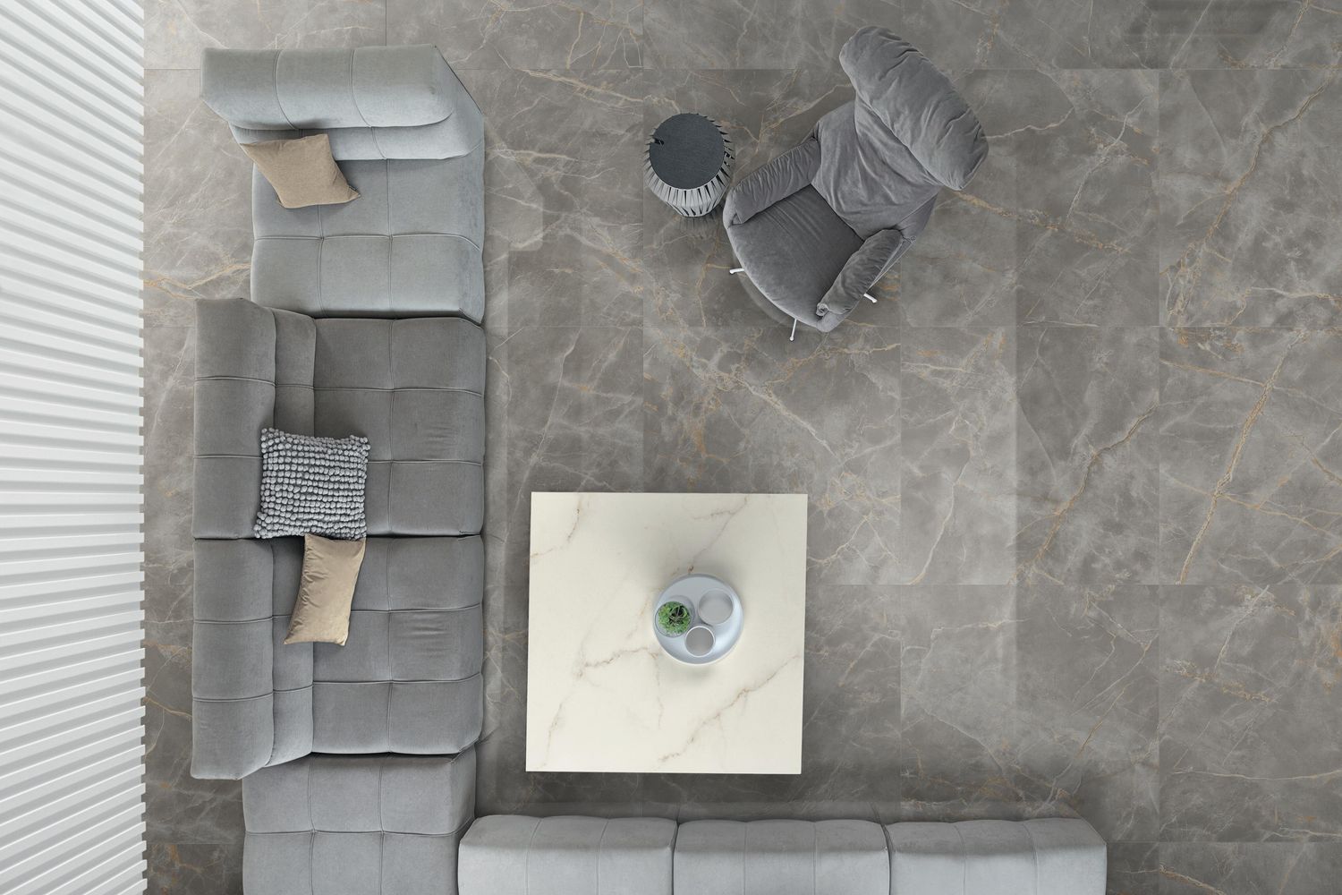 Porcelain Stoneware Marvel X Fior di Bosco Hammered Matte R10 60 x 120 cm - Atlas Concorde