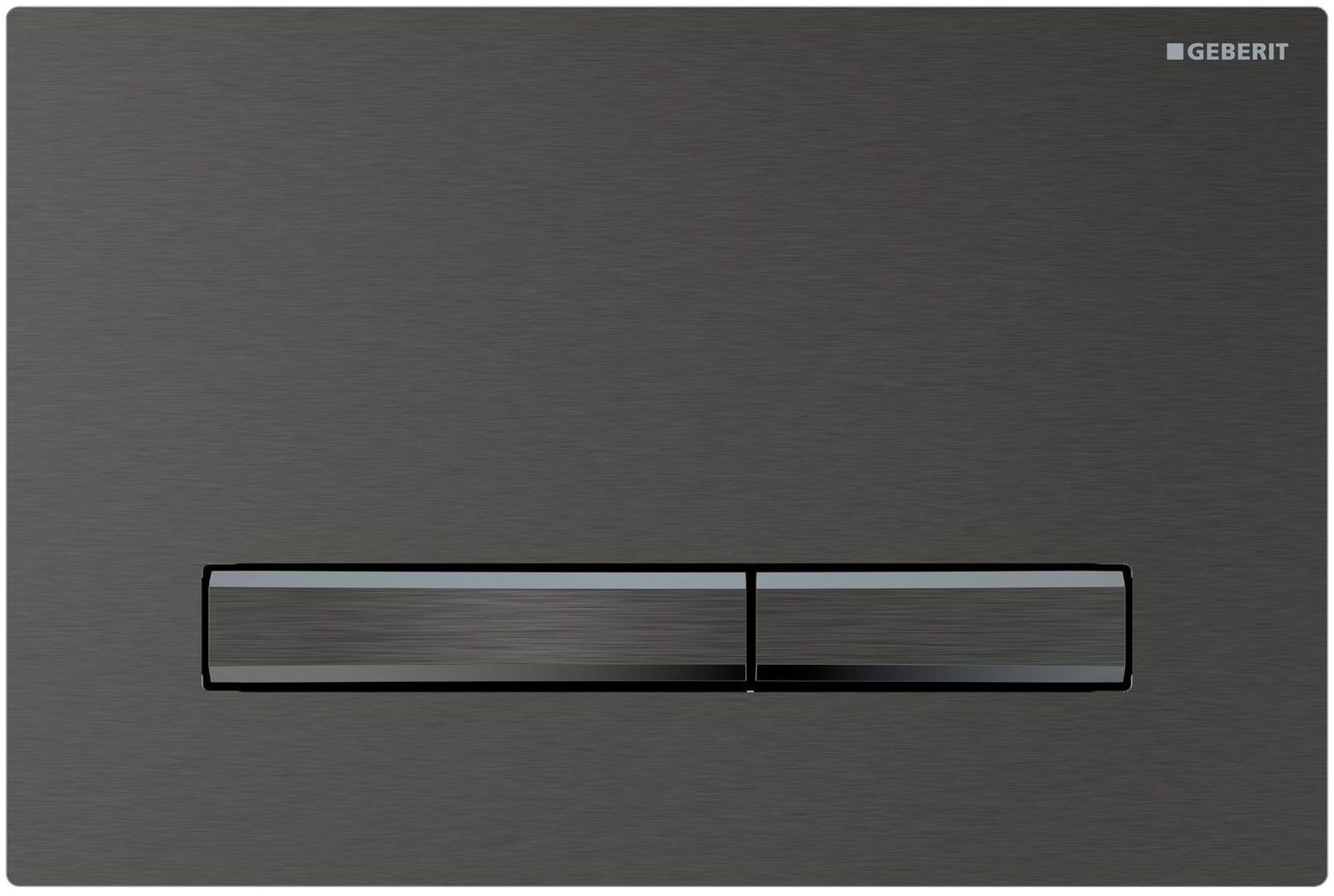 Geberit Sigma50 Actuation Plate / Brushed Chrome Black - Chrome Black
