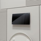 Plaque de déclenchement Geberit Sigma70 / Verre brillant noir